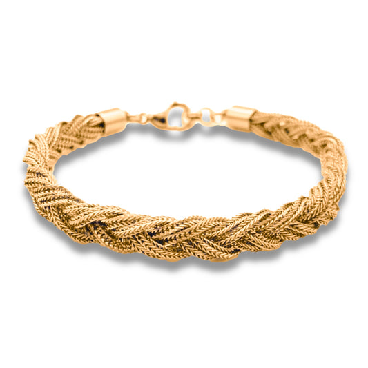 MARTE BRACCIALE ACCIAIO ORO